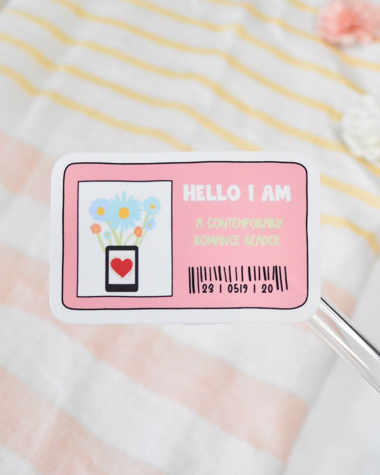 Contemporary Romance Reader Sticker
