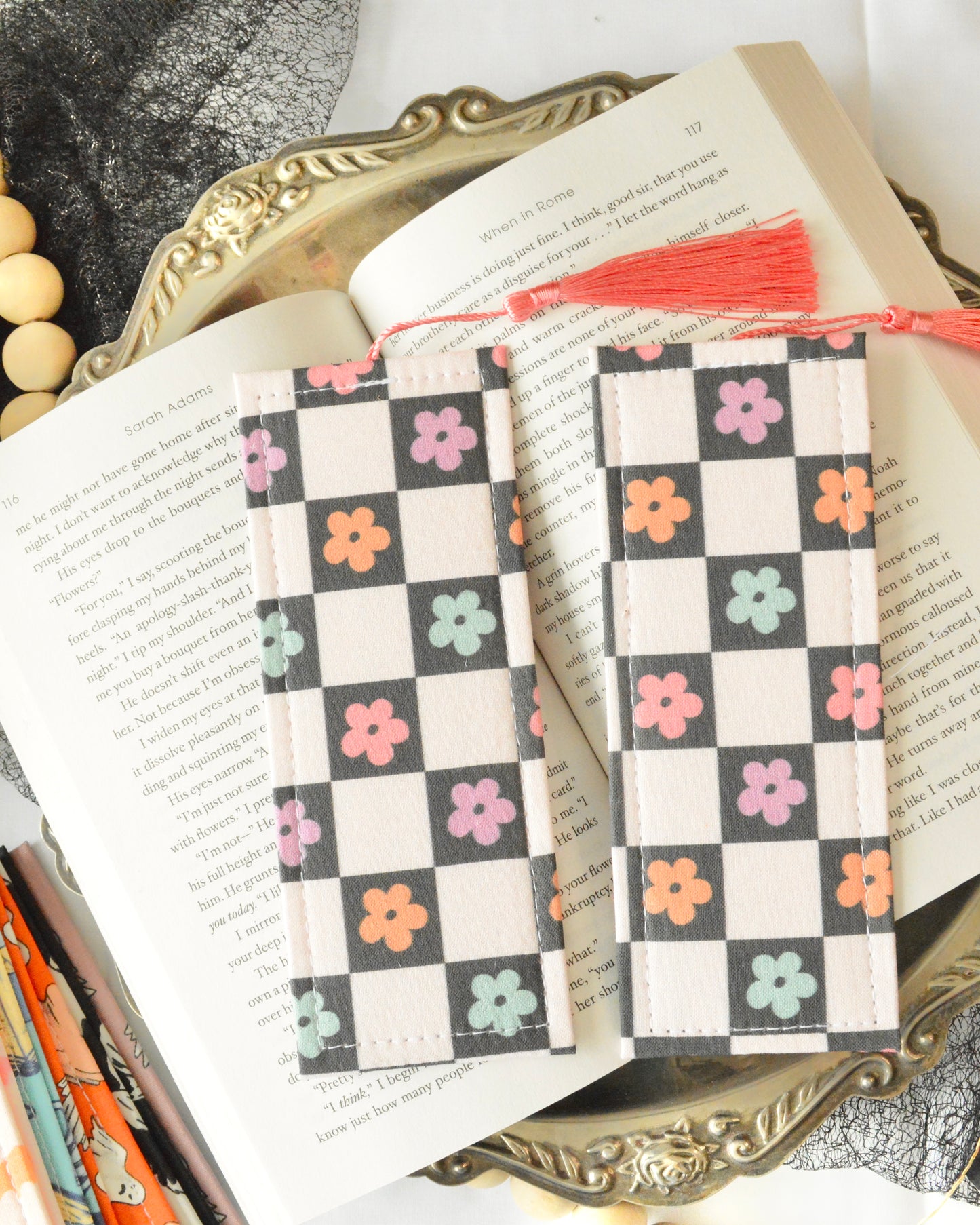 Spooky Florals Bookmark