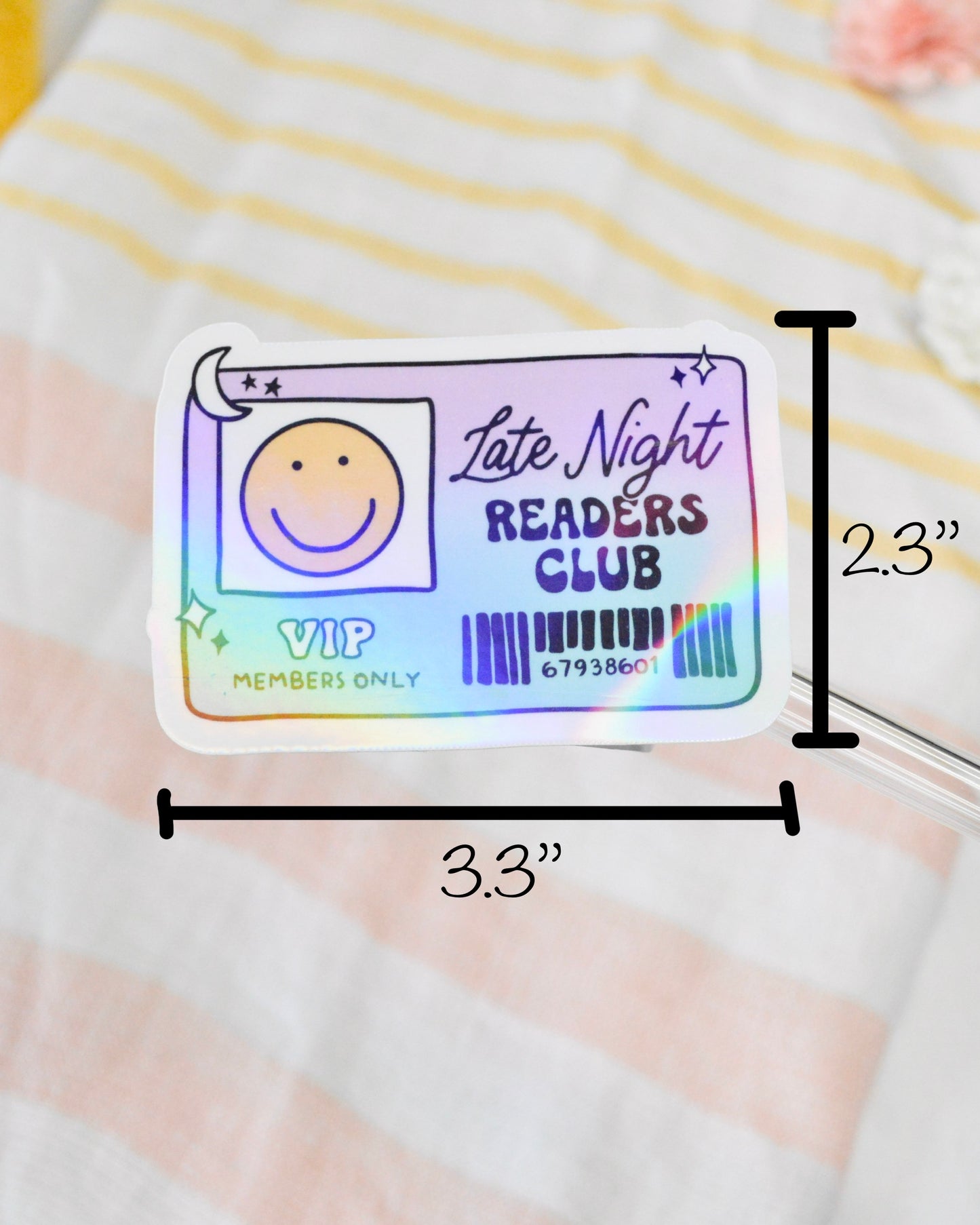 Late Night Reader Sticker