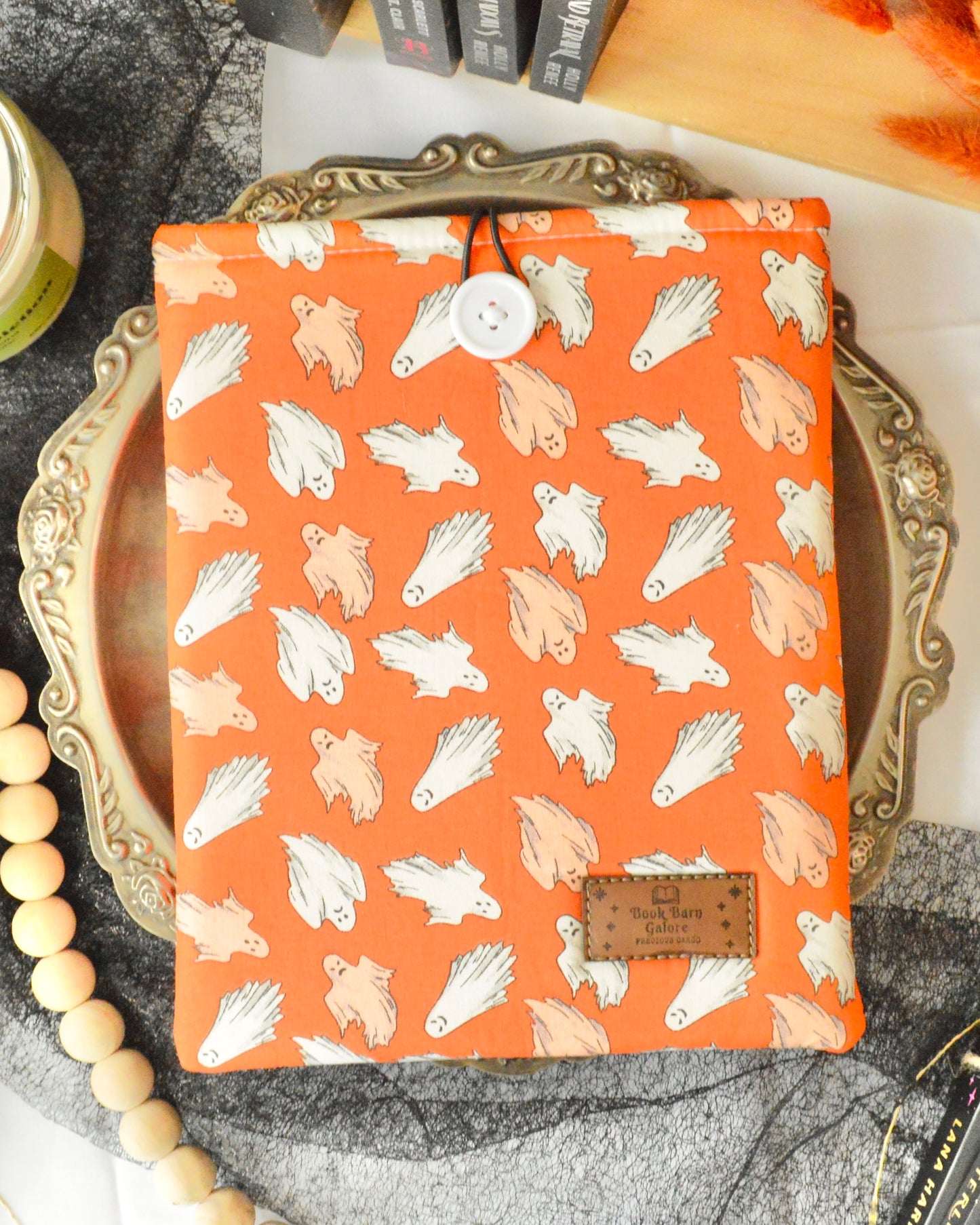 Orange Ghosts Book Sleeve