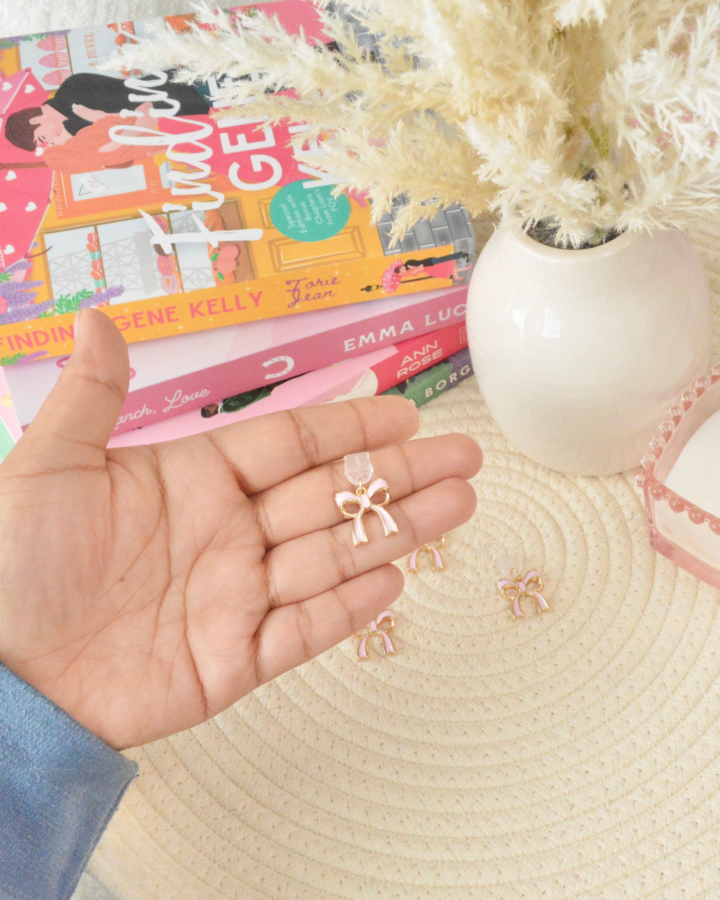 Pink Bow Charm