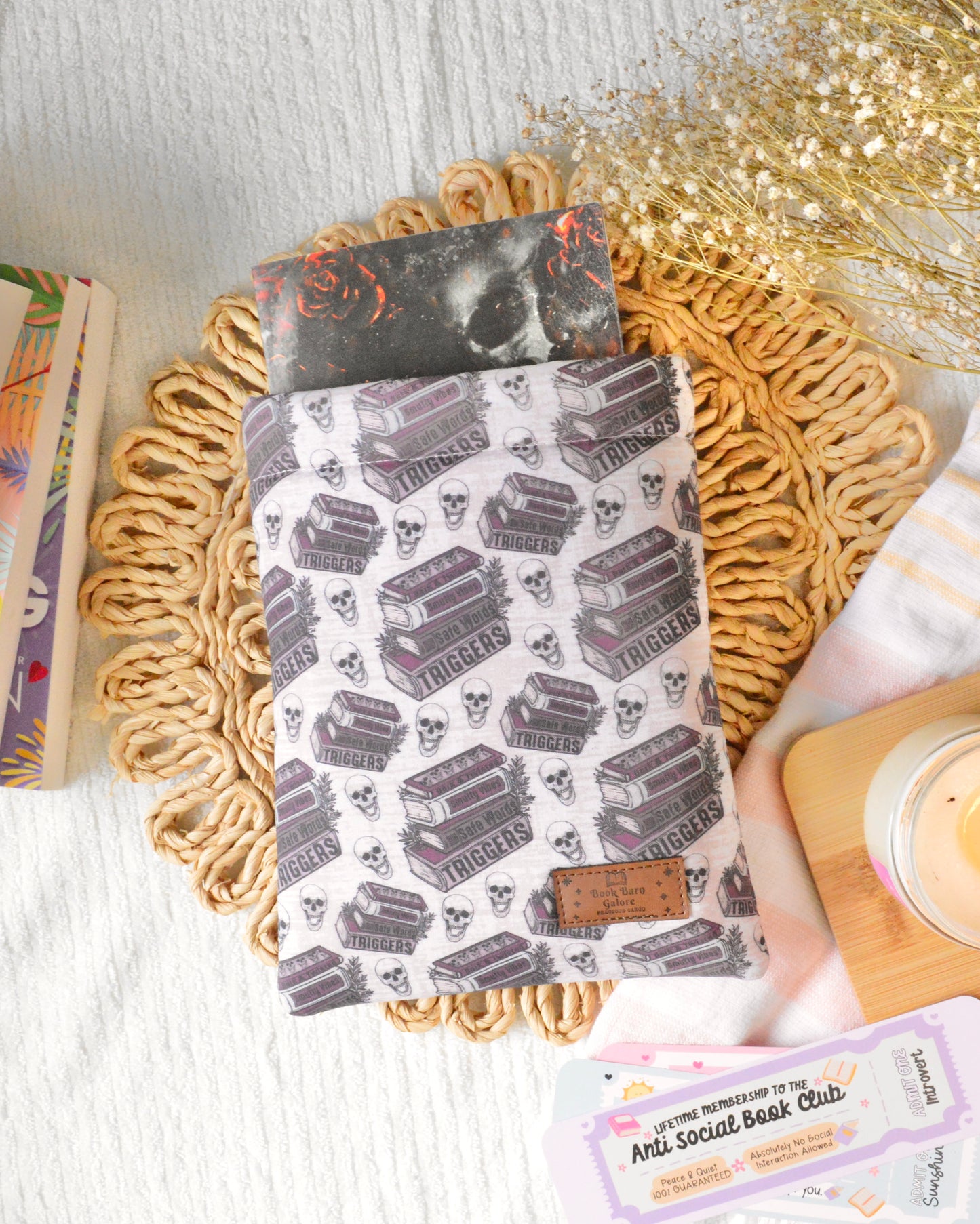 Dark Romance Reader Book Sleeve