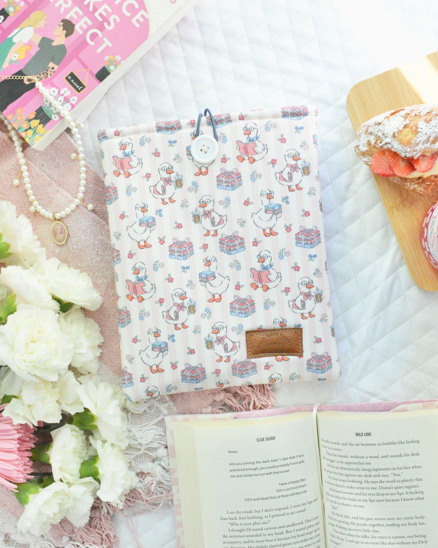 Reading Ducks Book Sleeve