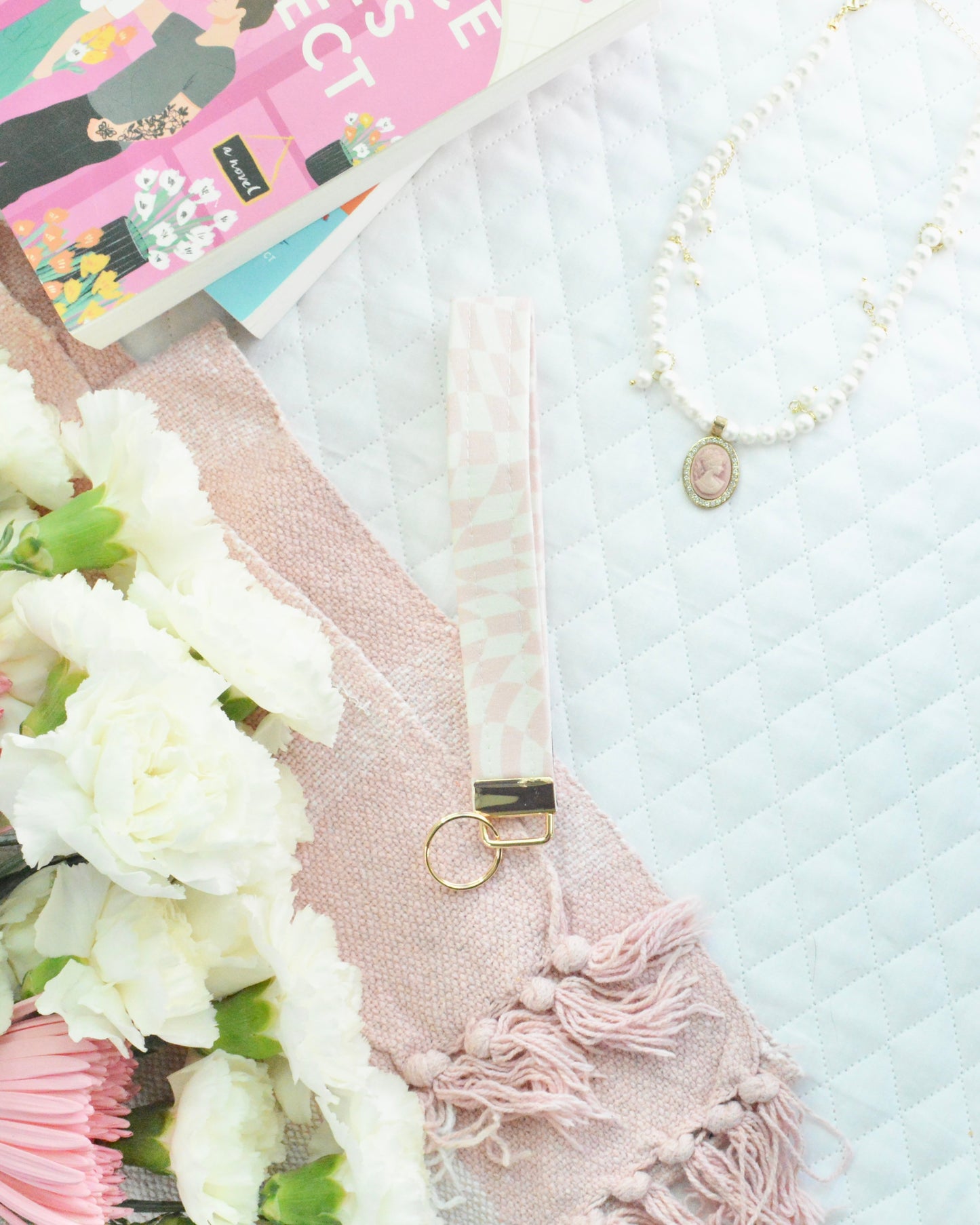 Pink Groove Wristlet