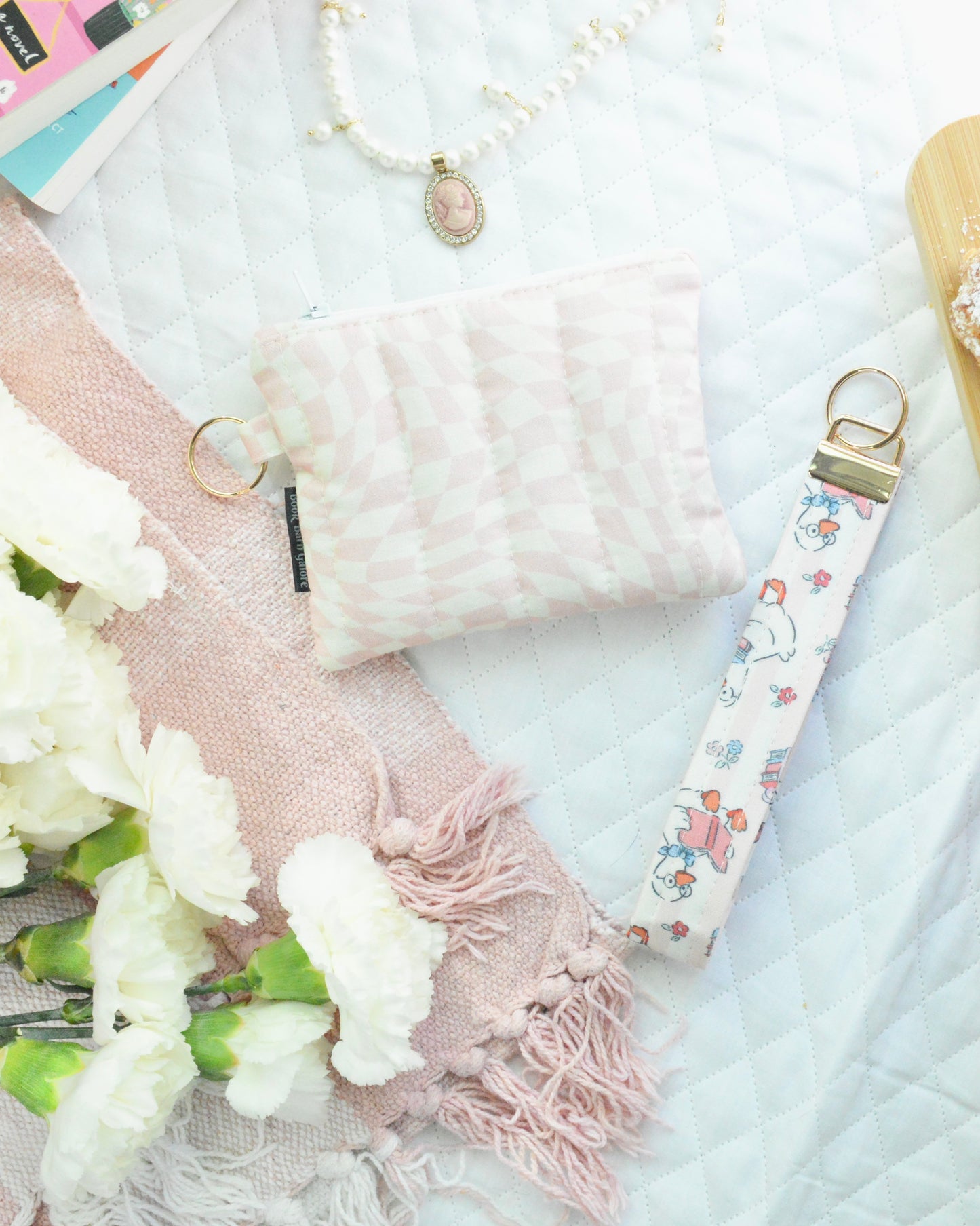 Pink Groove Coin Pouch