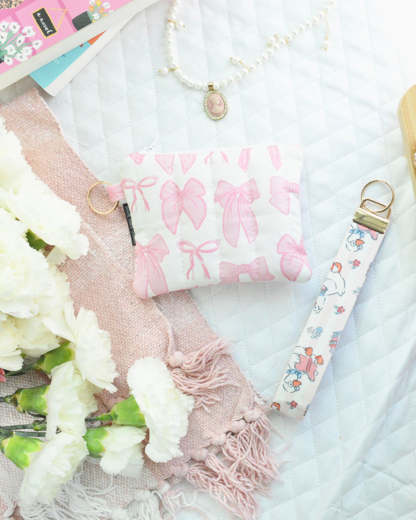 Pink Bows Coin Pouch
