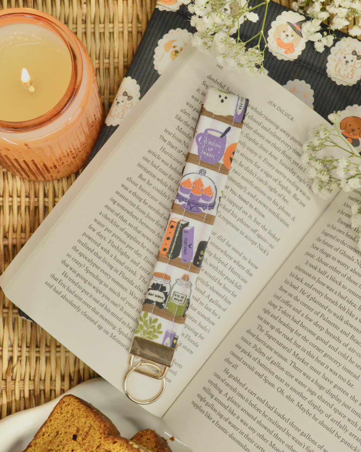 Spooky Shelf Wristlet