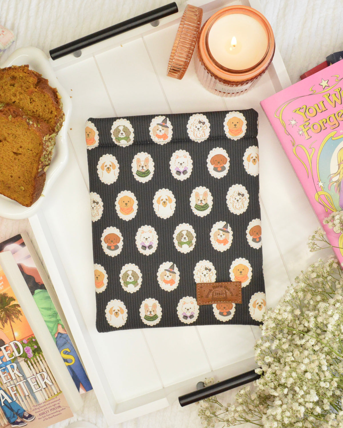 All Hallows Pups Book Sleeve