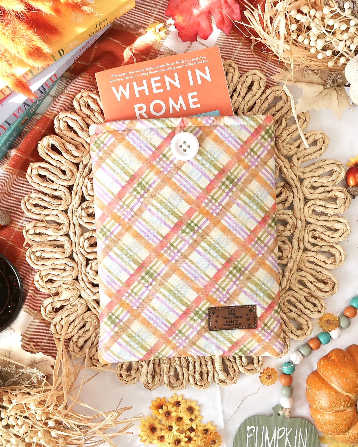 Fall Patch Book Sleeve