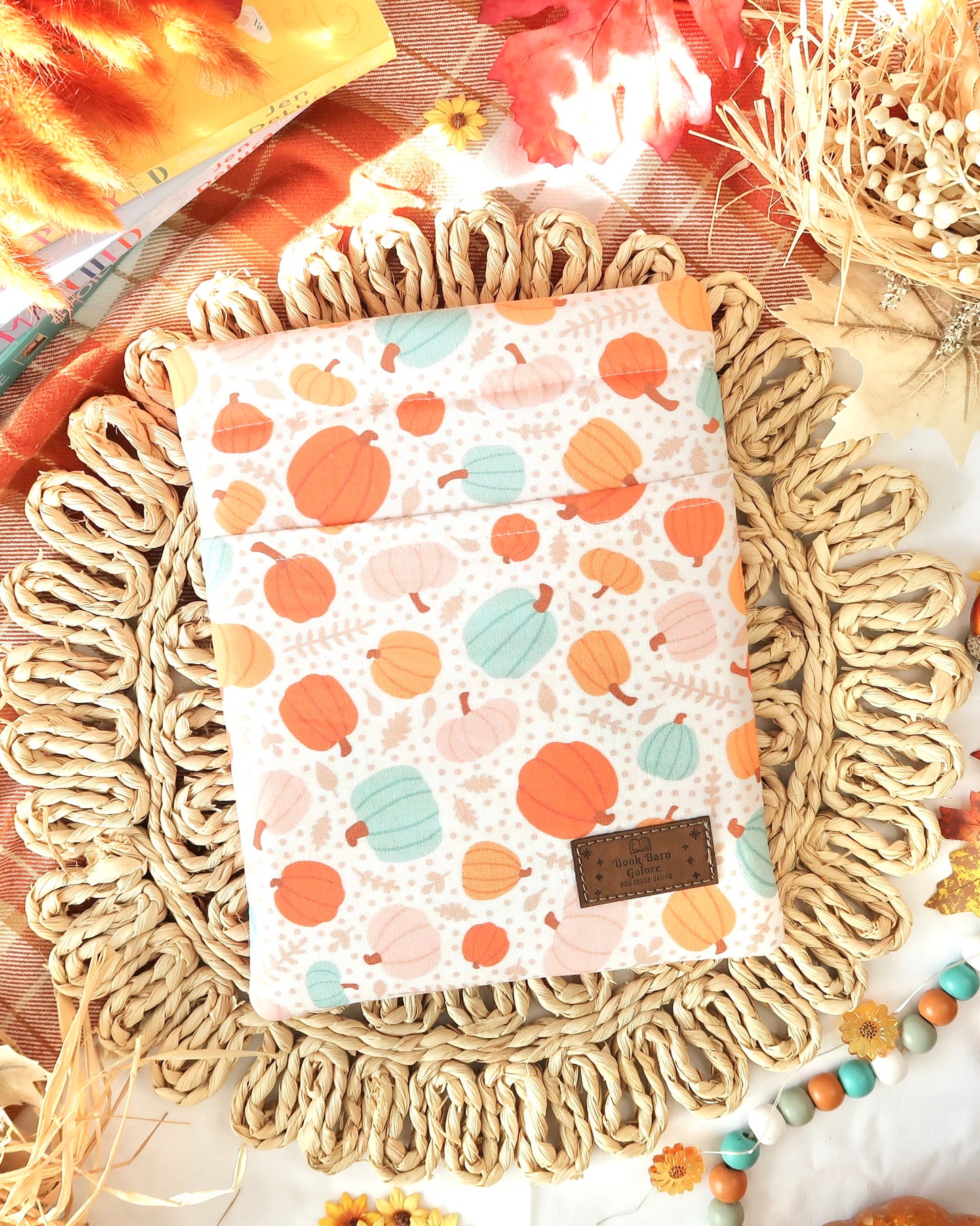 Pumpkin Leaves Book Sleeve