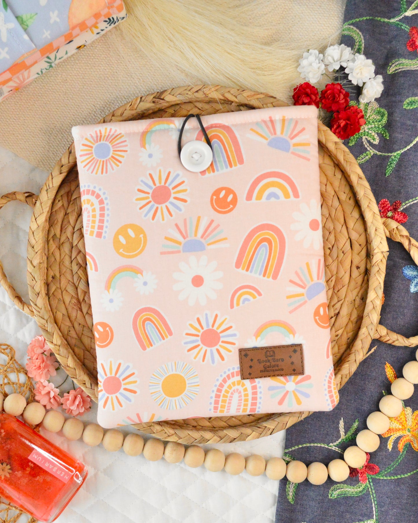 Happy Vibes Book Sleeve