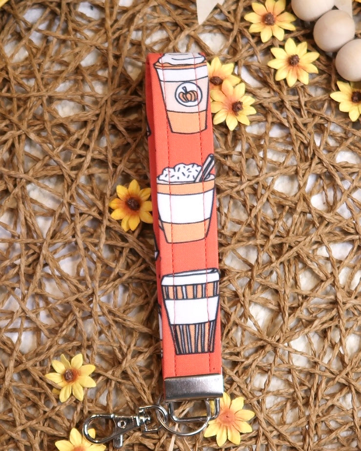 Crimson Pumpkin Latte Wristlet
