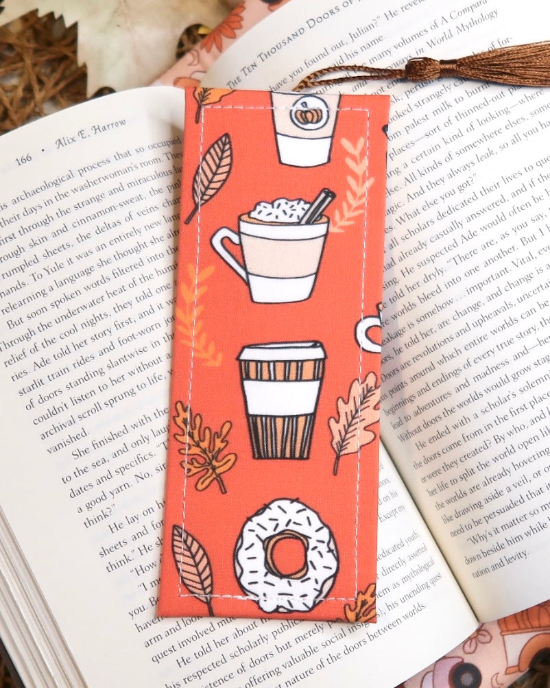 Crimson Pumpkin Latte Bookmark