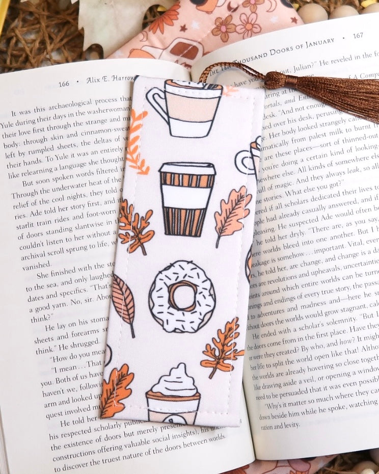 Cream Pumpkin Latte Bookmark