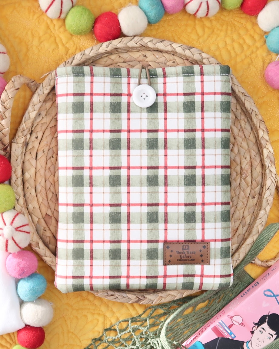 Lovely Plaid Book Sleeve