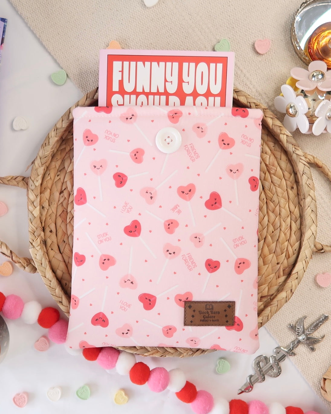 Heart Pops Book Sleeve