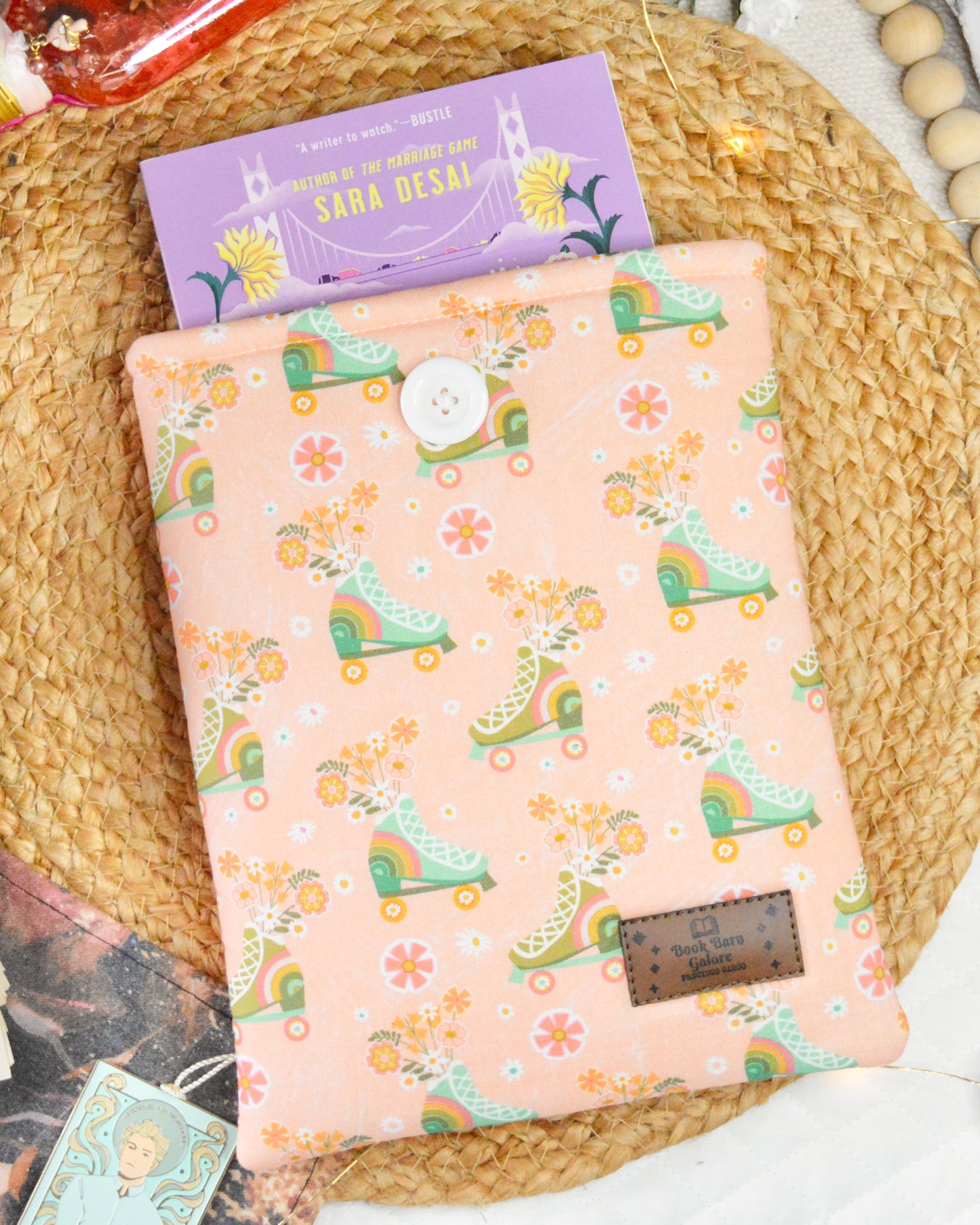 Skating Florals Book Sleeve