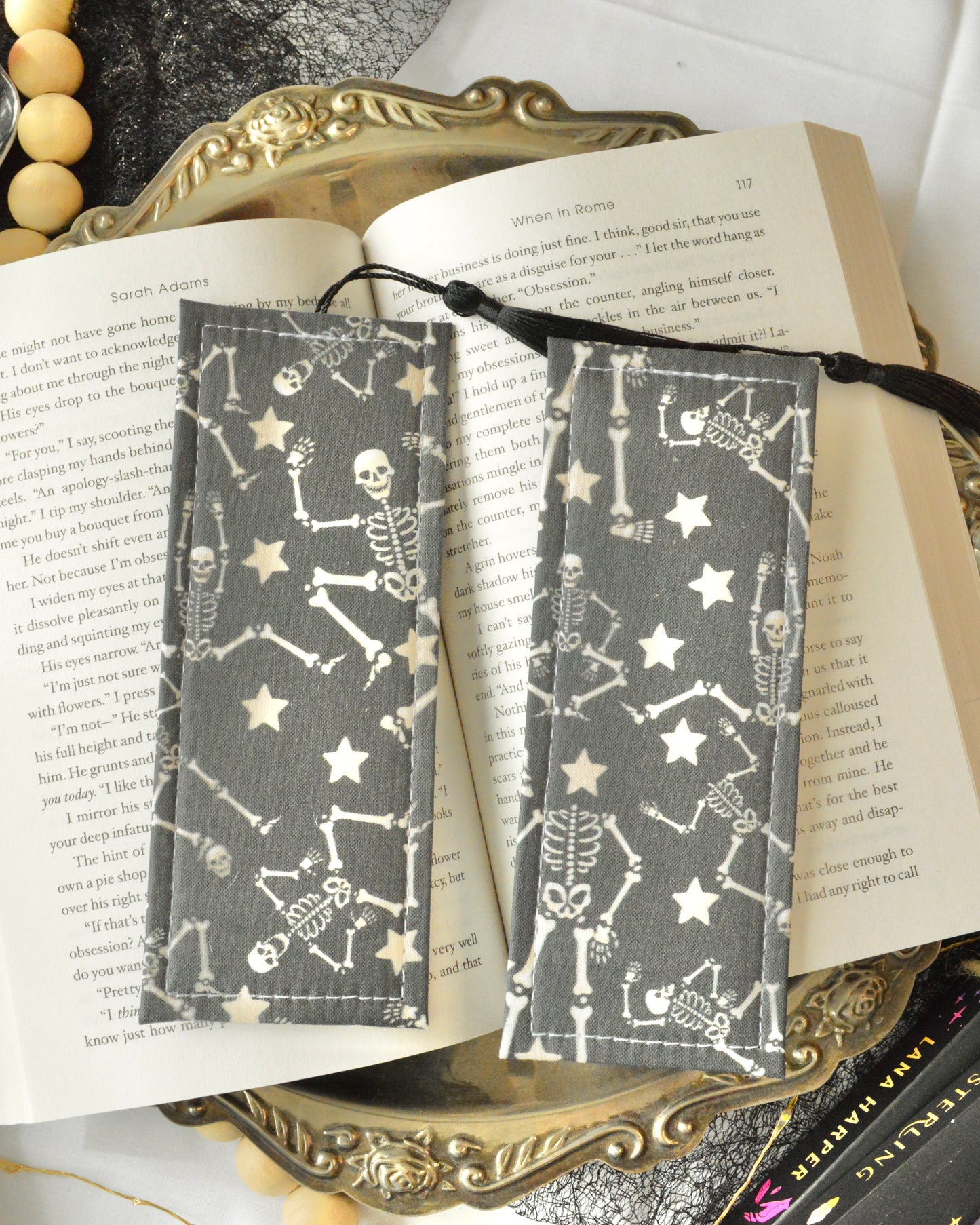 Dancing Skellies Bookmark