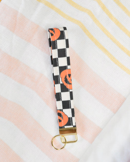 Checkered Jack Wristlet