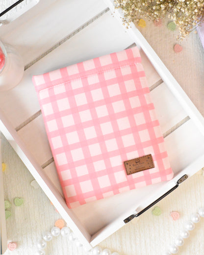 Pink Patches Book Sleeve