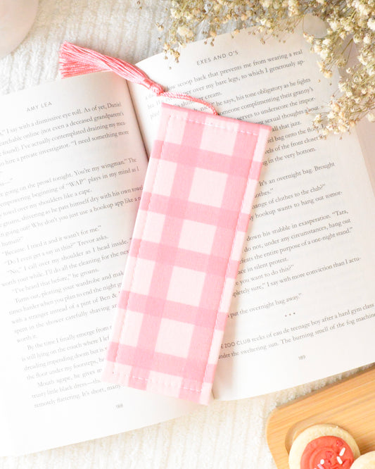 Pink Patches Bookmark