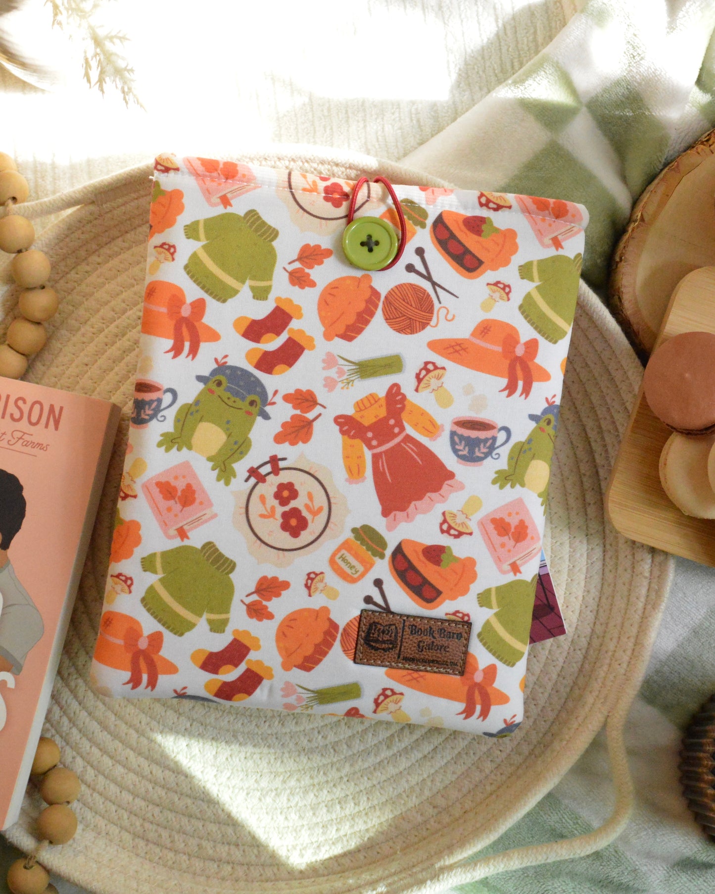 Ribbit Book Sleeve