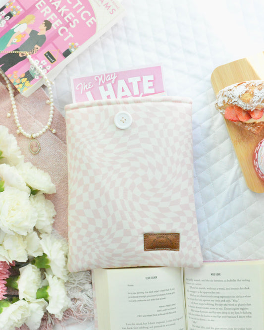 Pink Groove Book Sleeve