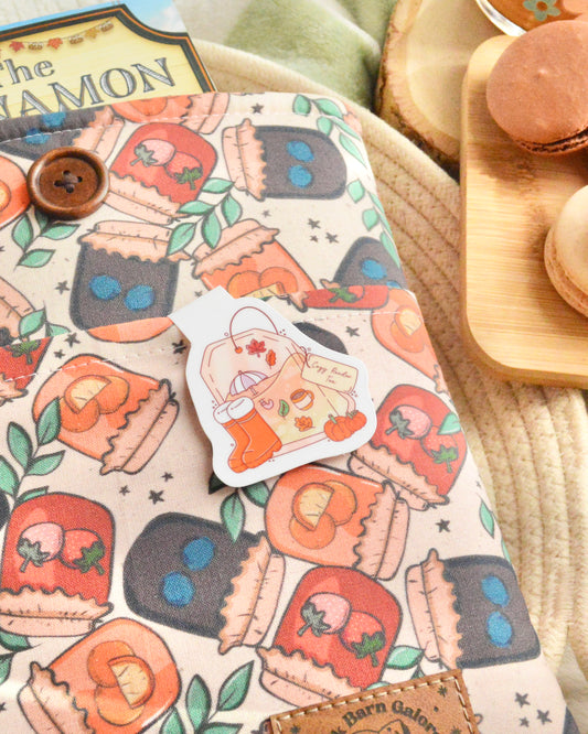 Fall Tea Magnetic Bookmark