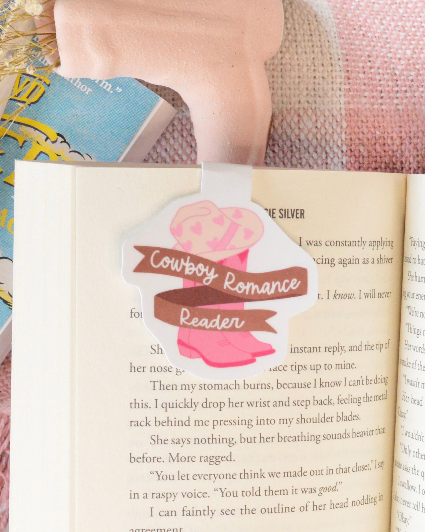 Cowboy Romance Boot Magnetic Bookmark