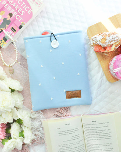Blue Hearts Book Sleeve
