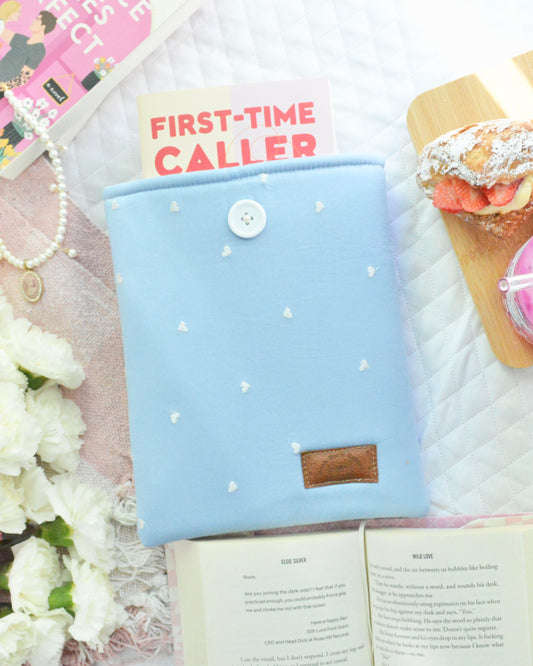 Blue Hearts Book Sleeve