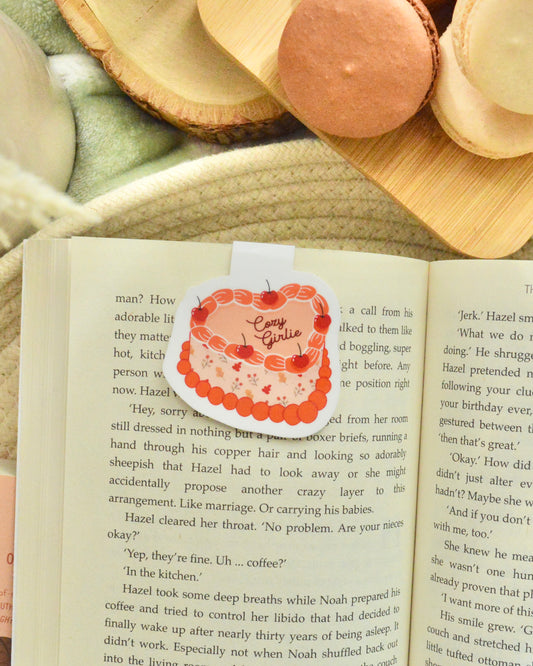 Cozy Girlie Magnetic Bookmark