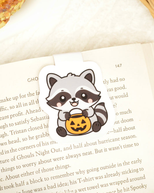 Pumpkin Panda Magnetic Bookmark