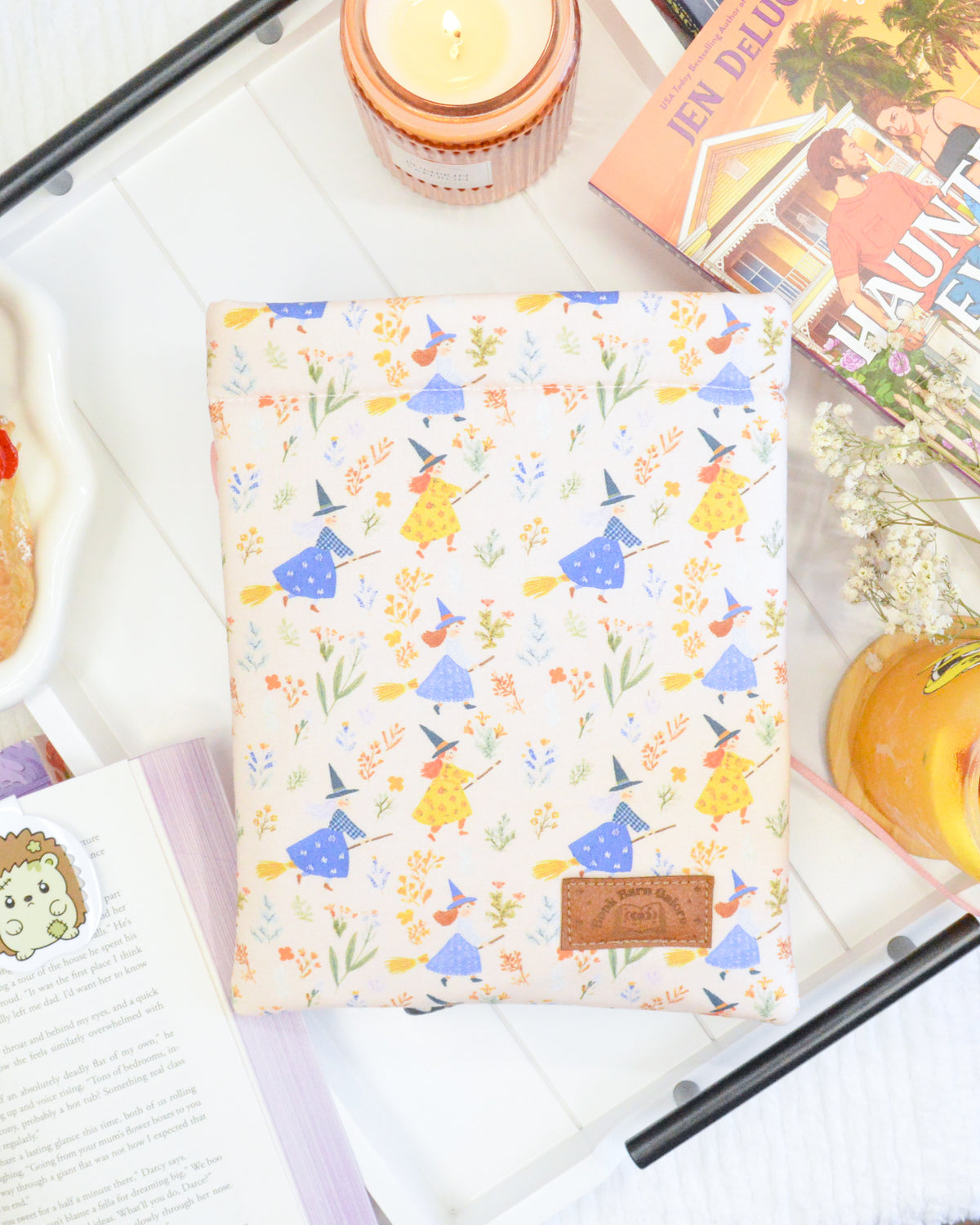 a book on a table