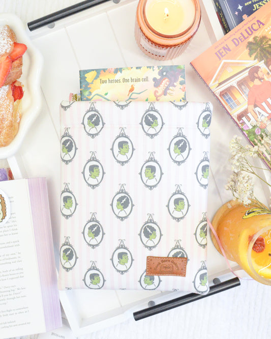 a book and a drink on a table
