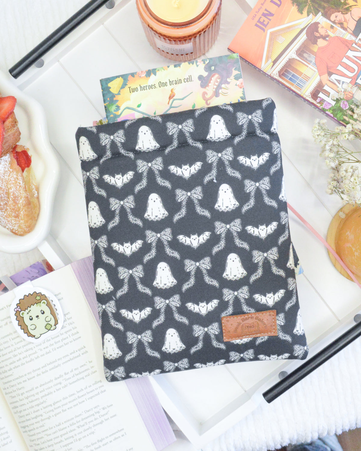 a book bag with a design on it