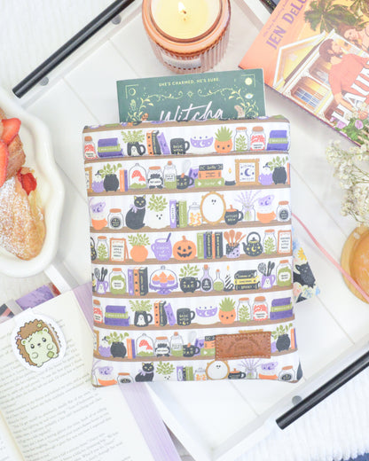 a book in a bag