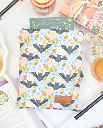a book on a tray