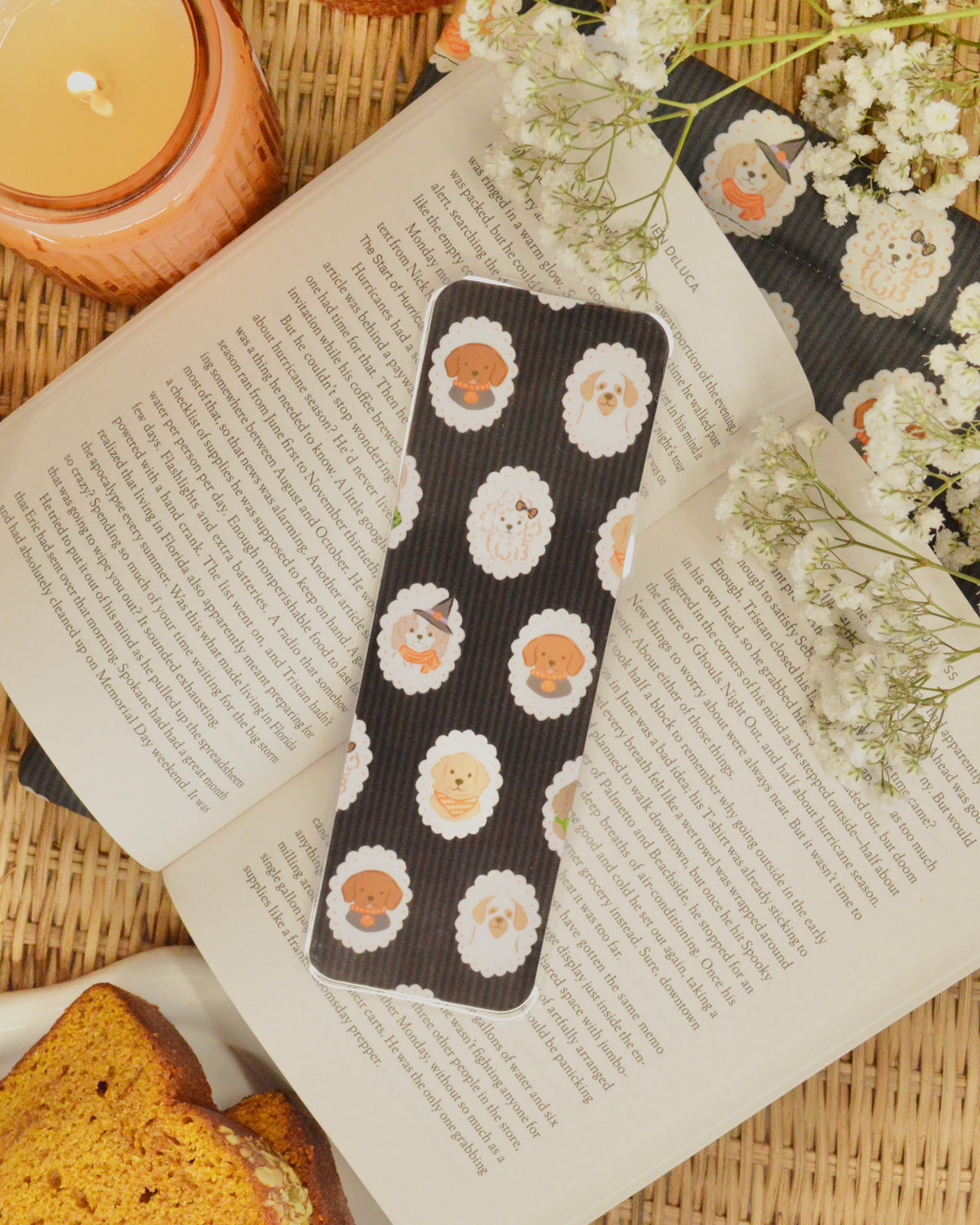 All Hallows Pups Laminated Bookmark