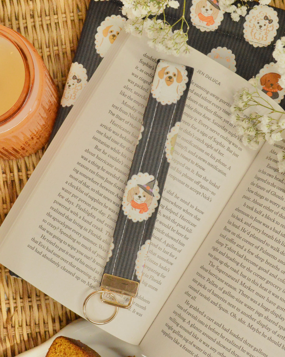 All Hallows Pups Wristlet